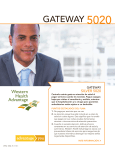 gateway 5020 - Western Health Advantage