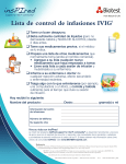 Lista de control de infusiones IVIG1