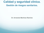 Calidad y Seguridad Clinica – Dr. Armando Martinez