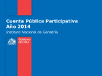 Cuenta Pública Participativa Año 2014 - INGER