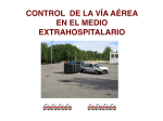 Control de la vía aérea en el medio extrahospitalario