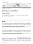 Criterios de alta en cirugía ambulatoria Discharge criteria in