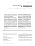 Reparación primaria versus colostomía en lesiones del colon