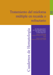 Tratamiento del Mieloma Múltiple en recaída o refractario.