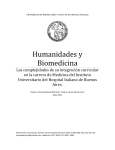 Humanidades y Biomedicina - Ciencias de la Comunicación