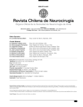 Revista Chilena de Neurocirugía - Sociedad de Neurocirugía de Chile