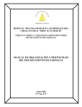 MANUAL DE ORGANIZACIÓN Y PROTOCOLOS DEL