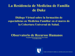 La Residencia de Medicina de Familia de Duke