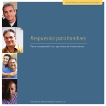 Answers for Men Patient Education Brochure – Spanish