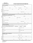 patient registration information