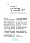 Unidad de Estabilización Prehospitalaria (UEP)