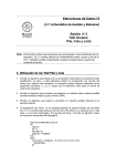 Estructuras de Datos II Boletín nº 2 TAD lineales: Pila, Cola y Lista