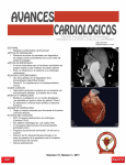 Volumen 31, Número 1, 2011 A vances Cardiológicos