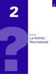Qué es? La Artritis Reumatoide