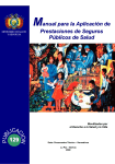 Manual para la Aplicación de Prestaciones de Seguros Públicos de