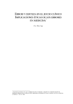 error y certeza en el juicio clínico implicaciones éticas de los errores