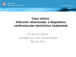 Infección relacionada a dispositivo cardiovascular electrónico