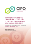 Congreso Nacional de Información al paciente oncológico
