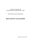 implantes cocleares - Federación de Asociaciones de Implantados