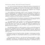 Declaración de Madrid. Asociación Mundial de Psiquiatría. 1996