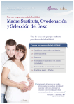 Madre Sustituta, Ovodonación y Selección del Sexo