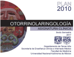 plan 2010 6° semestre: programa académico otorrinolaringología