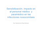 Sensibilización , impacto del personal médico y paramédico en las