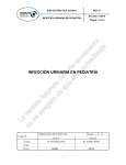 infección urinaria en pediatría