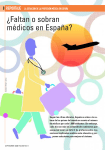 ¿Faltan o sobran médicos en España?