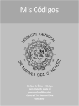 Código de Conducta - Hospital General Dr. Manuel Gea González