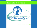Portafolio de Servicios - Clinica Maternidad Rafael Calvo