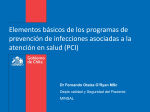 Elementos básicos de los programas de prevención de infecciones
