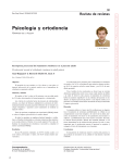 Psicología y ortodoncia - Revista Española de Ortodoncia