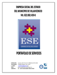 Portafolio de Servicios - ESE Empresa Social del Estado, Villavicencio