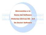 Bienvenidos a la Demo del Software Historias Clínicas DS