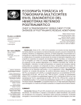 ECogRafía toRáCiCa vs. tomogRafía multiCoRtEs En El