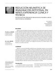ReduCCión neumátiCa de invaginaCión intestinal en niños