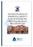 ESTUDIO DE IMPACTO AMBIENTAL EXPOST Y PLAN