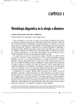 Capítulo 1. Metodología diagnóstica en la alergia a alimentos.