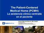 (Patient Centered Medical Home - PCMH).