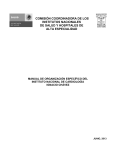 Manual de Organizacion Especifico del Instituto Nacional de
