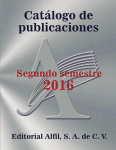 Catálogo de - Editorial Alfil, SA de CV