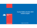 Cuenta Pública Gestión 2014 Cesfam Lirquén