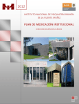 plan de medicación institucional - Instituto Nacional de Psiquiatría
