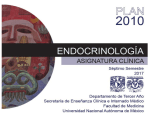 plan 2010 7° semestre: programa académico endocrinología 2016
