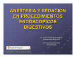 anestesia y sedación en procedimientos endoscopícos digestivos