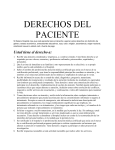 derechos del paciente