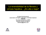 La reversibilidad de la fibrosis y cirrosis hepática , ¿Es alta o baja?