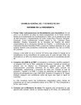 informe de la presidenta - Liga Colombiana de Hemofílicos y otras