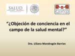 “¿Objeción de conciencia en el campo de la salud mental?”